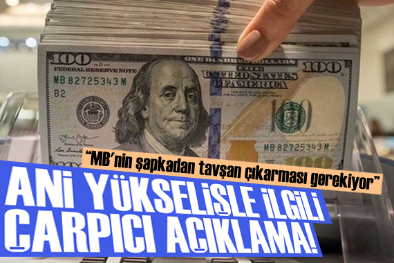 Çarpıcı dolar yorumu: MB nin şapkadan tavşan çıkarması gerekiyor!